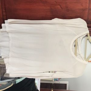 Cream shirt with back design
